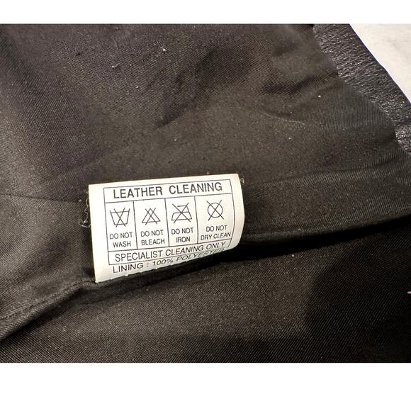 Saguaro West Trading Co. 1990's Soft Supple Dark Brown Leather Zip-up Vest-Small - Picture 8 of 8